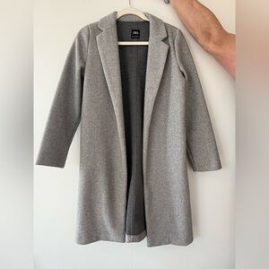 Zara Elegant Gray Trench Coat